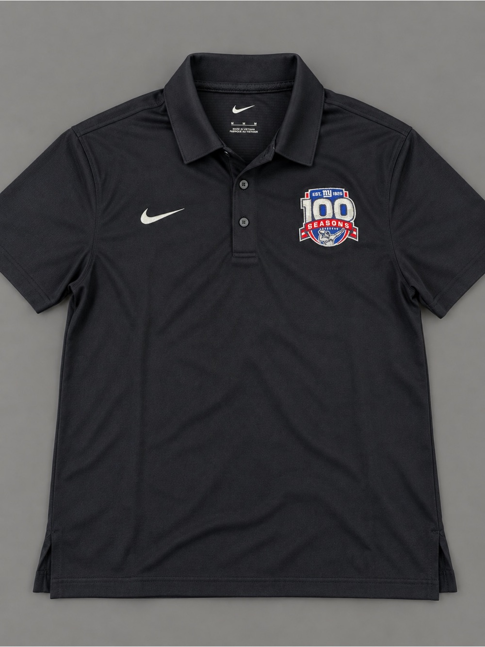 New York Giants Nike 100 Seasons Performance Polo Men’s Medium